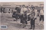 150506 Strand Zandvoort gelopen zeer oude kaart 1915, Verzenden, Voor 1920, Gelopen, Noord-Holland