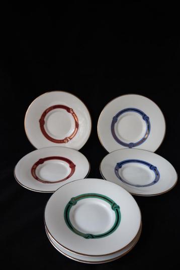 Vintage Christofle Frankrijk Rubanea set van 6 schotels beschikbaar voor biedingen
