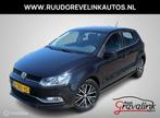 Volkswagen Polo 5Drs 1.0 Allstar Clima Stoelverwarming Donke, Stof, Zwart, Bedrijf, Handgeschakeld