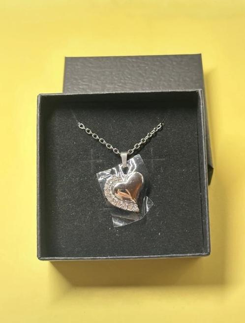 Crematie luxe ashanger hart, Sieraden, Tassen en Uiterlijk, Kettingen, Nieuw, Overige materialen, Zilver, Verzenden