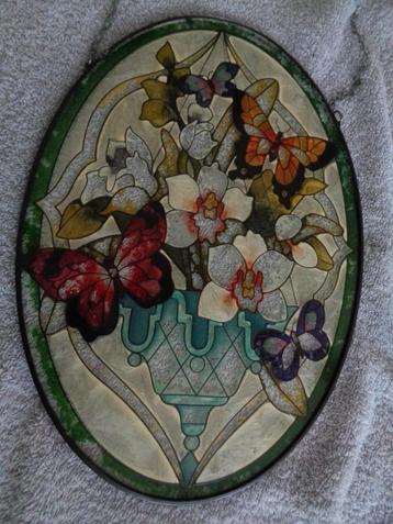 32 cm hoge raamhanger in art nouveau styl 24 cm breed beschikbaar voor biedingen