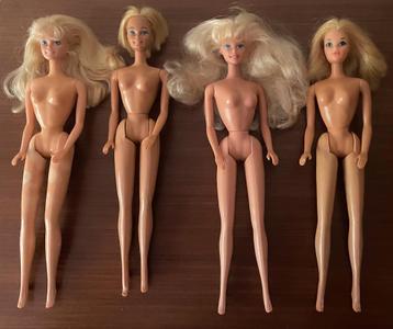 Vier vintage Barbies beschikbaar voor biedingen