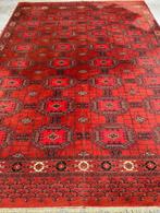 Vintage vloerkleed 250cm x 350cm tapijt kleed perser wollen, 200 cm of meer, Rood, 200 cm of meer, Gebruikt