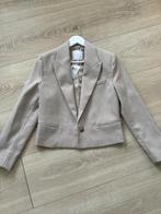 Blazer Mango maat L, Mango, Beige, Maat 42/44 (L), Nieuw