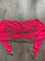 Buikdans sjaal kleur fuchsia, Ophalen of Verzenden, Zo goed als nieuw, Roze, Overige typen