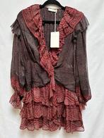 Ulla johnson jurk dress 8 €745 zijde silk bordeaux, Kleding | Dames, Jurken, Ophalen of Verzenden, Zo goed als nieuw, Maat 38/40 (M)