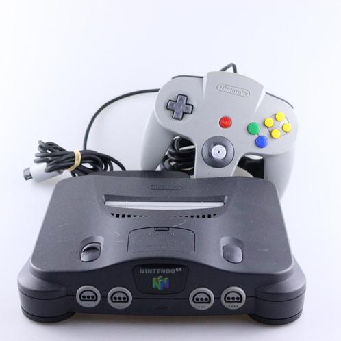 Nintendo N64 Console Zwart Incl Controller, Spelcomputers en Games, Spelcomputers | Nintendo 64, Zo goed als nieuw