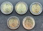 UNC-set 5 x 2 euro 2012 Duitsland Bayern, Postzegels en Munten, Ophalen of Verzenden, Duitsland, 10 euro, Setje
