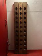 Wijnrek massief eikenhout, Ophalen of Verzenden, Zo goed als nieuw, 25 flessen of meer, 75 cm of meer
