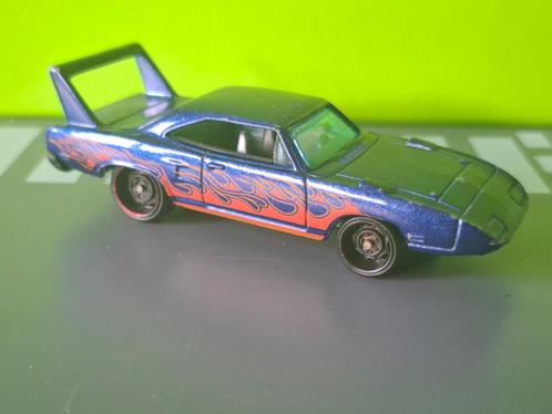 Hotwheels - 1970 Plymouth Superbird [blauw] 1/64, Hobby en Vrije tijd, Modelauto's | Overige schalen, Gebruikt, Auto, Ophalen of Verzenden