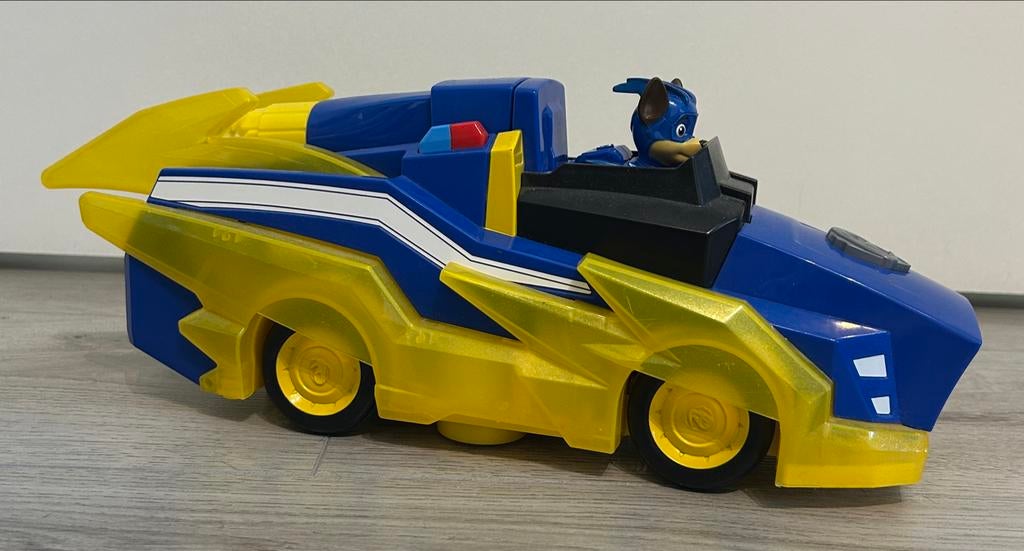 Paw Patrol Chase Auto met Licht en Figuur, Kinderen en Baby's, Speelgoed | Actiefiguren, Ophalen, Zo goed als nieuw