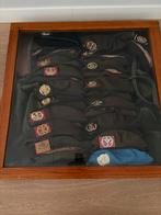 Vitrine Koninklijke Landmacht Baretten - 18 stuks, Ophalen, Landmacht, Nederland, Helm of Baret