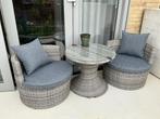 Loungeset supper club by lesli living, Tuin en Terras, Tuinsets en Loungesets, Rotan, Zo goed als nieuw, Loungeset, Ophalen