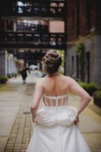 Unieke bruidsjurk voor lente/zomer bruiloft, Ophalen, Zo goed als nieuw, Wit, Trouwjurk