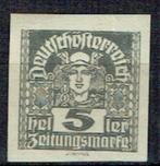Duits Oostenrijk Krantenzegel, Postzegels en Munten, Postzegels | Europa | Oostenrijk, Ophalen of Verzenden, Postfris