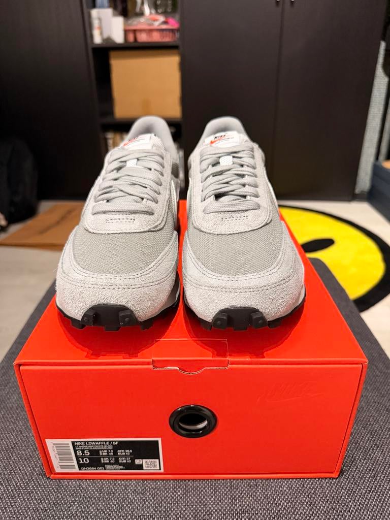 Nike LD Waffle Sacai Fragment Grey Maat 42 - Nieuw, Ophalen of Verzenden, Nieuw, Overige kleuren, Sneakers of Gympen