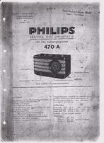 Philips Service manual 470A. verzending kan ook, Ophalen, Gebruikt, Overige typen