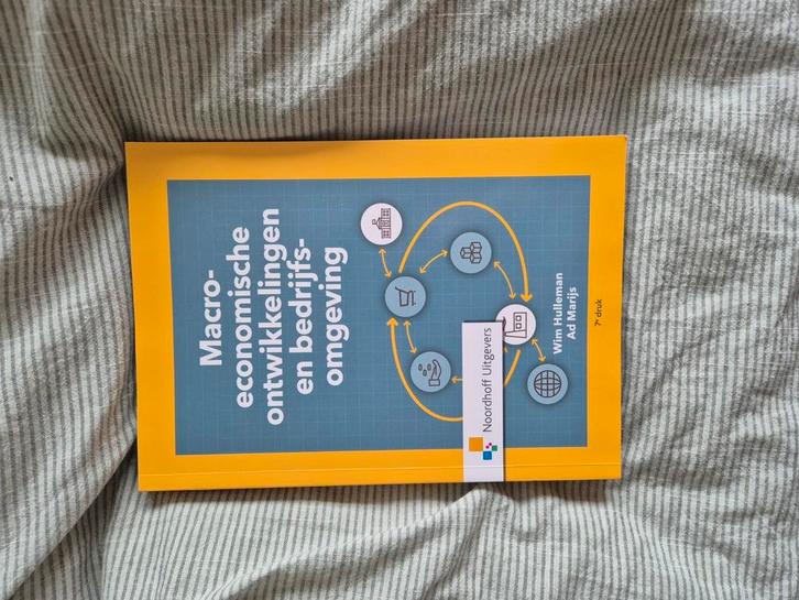 Macro economische ontwikkelingen en bedrijfsomgeving, Boeken, Economie, Management en Marketing, Zo goed als nieuw, Economie en Marketing