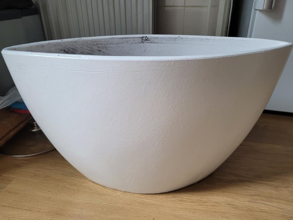 Prachtige geglazuurde bloempot,  61 cm, Huis en Inrichting, Kamerplanten, Ophalen, Halfschaduw, Minder dan 100 cm