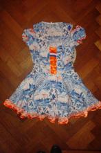 CARNAVAL jurk, Hollands Delfts blauw tegels en oranje, mt 36, Carnaval, Fashion for fun, Ophalen of Verzenden, Zo goed als nieuw
