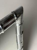 Faux Bamboo spiegel metaal vintage, Ophalen, Rechthoekig, Minder dan 50 cm