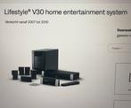 Bose Lifestyle V20 home ent. system, zilveren speakers, Gebruikt, 70 watt of meer, 5.1-systeem, Overige spelers