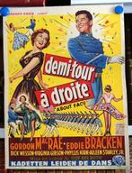 Filmposter Demi-tour à droite / Kadetten leiden de dans, Ophalen of Verzenden, Gebruikt, A1 t/m A3, Film en Tv
