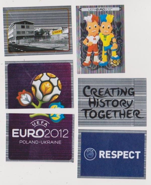 Panini stickers EURO 2012, Verzamelen, Sportartikelen en Voetbal, Zo goed als nieuw, Poster, Plaatje of Sticker, Buitenlandse clubs