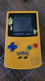 Gameboy color Pikachu, Spelcomputers en Games, Spelcomputers | Nintendo Game Boy, Ophalen, Zo goed als nieuw, Game Boy Color, Met games
