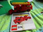 lego Set 374 Brandweerwagen, Kinderen en Baby's, Speelgoed | Duplo en Lego, Ophalen of Verzenden, Gebruikt, Complete set, Lego