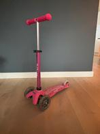 Mini Micro step Deluxe - 3-wiel kinderstep - Roze, Fietsen en Brommers, Steps, Ophalen, Gebruikt, Gewone step, Micro