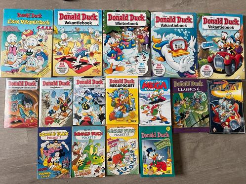 Donald Duck 11 Pockets & 5 Vakantieboeken, Boeken, Stripboeken, Gelezen, Meerdere stripboeken, Ophalen of Verzenden