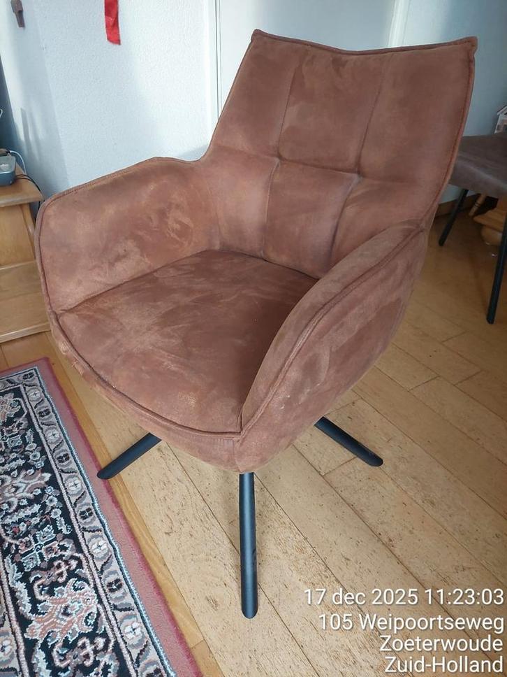 Nieuwe stoelen Brian, Huis en Inrichting, Fauteuils, Zo goed als nieuw, Metaal, Stof, 50 tot 75 cm, 75 tot 100 cm, Ophalen