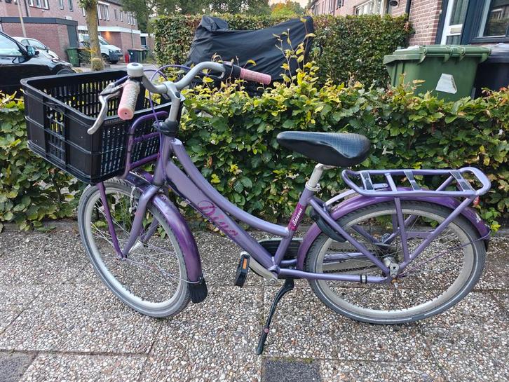 Kinderfiets, meisjesfiets Batavus Diva 24 inch, Fietsen en Brommers, Fietsen | Meisjes, Gebruikt, 24 inch, Handrem, Ophalen