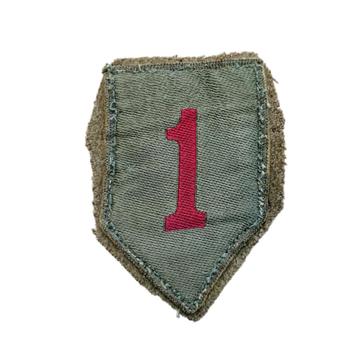 WWII US 1st Infantry Division Patch beschikbaar voor biedingen