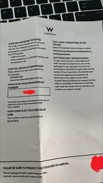 W AMSTERDAM SPA Voucher, Tickets en Kaartjes, Kortingen en Cadeaubonnen, Eén persoon, Cadeaubon, Spa of Sauna