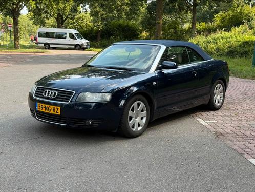 Audi A4 2.4 V6 125KW Cabrio AUT 2003 Blauw, Auto's, Audi, Particulier, A4, ABS, Airbags, Airconditioning, Alarm, Android Auto