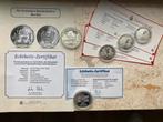 Lotje zilveren penningen duitsland, Postzegels en Munten, Penningen en Medailles, Ophalen of Verzenden, Zilver