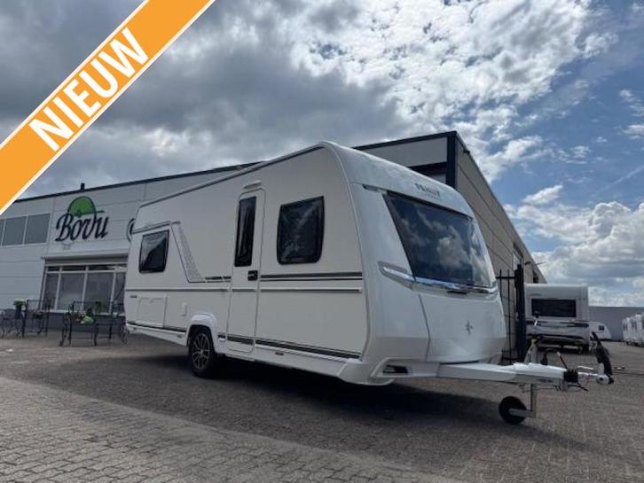 Fendt 495 SG Bianco Selection 2026, Caravans en Kamperen, Caravans, Bedrijf, 1250 - 1500 kg, Standaardzit, Fendt, 2 aparte bedden