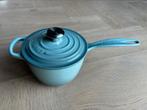 Le Creuset Steelpan Sea Salt 16 cm / 1,5 liter, Ophalen of Verzenden, Nieuw, Gietijzer