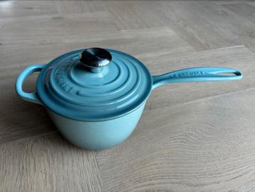 Le Creuset Steelpan Sea Salt 16 cm / 1,5 liter beschikbaar voor biedingen