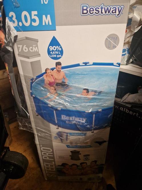 Zwembad Bestway, Tuin en Terras, Zwembaden, Zo goed als nieuw, Overige typen, Minder dan 80 cm, 200 tot 400 cm, 300 cm of meer