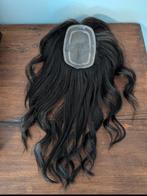 Haartopper haarstuk echt haar donkerbruin, Sieraden, Tassen en Uiterlijk, Uiterlijk | Haarverzorging, Ophalen of Verzenden, Nieuw