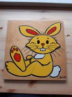Vintage houten puzzel rolf konijn, Ophalen of Verzenden