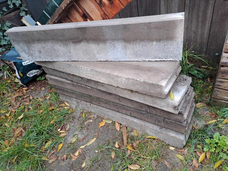 Gratis: 10 stuks stapelblok/borderblok/bielzen/muurblok, Tuin en Terras, Bielzen en Borders, Zo goed als nieuw, Blok, Beton, Minder dan 25 cm