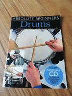 Absolute beginners drums/met cd, Muziek en Instrumenten, Bladmuziek, Rock en Metal, Les of Cursus, Ophalen of Verzenden, Zo goed als nieuw