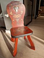 Hindeloper stoeltje, dienblad en emmertjes, Antiek en Kunst, Ophalen