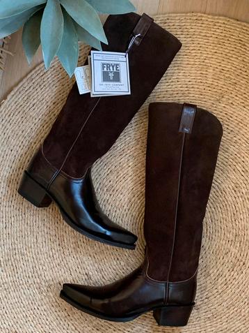 Frye hoge cowboylaarzen 37 western boots bohemian laarzen beschikbaar voor biedingen