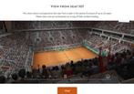 2 Avondtickets 26 Mei Roland Garros Philippe Chatrier, Tickets en Kaartjes, Twee personen, Mei