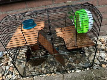 Hamsterkooi inclusief toebehoren beschikbaar voor biedingen